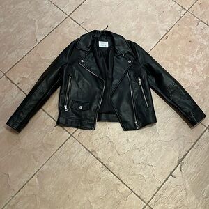 Zara Pleather Jacket Size 11